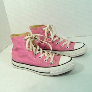 PINK CONVERSE HIGH TOPS SIZE 6